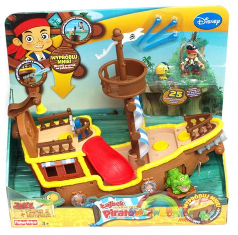 Fisher Price Jake I Piraci Z Nibylandii Ajbek Gadaj Cy Statek