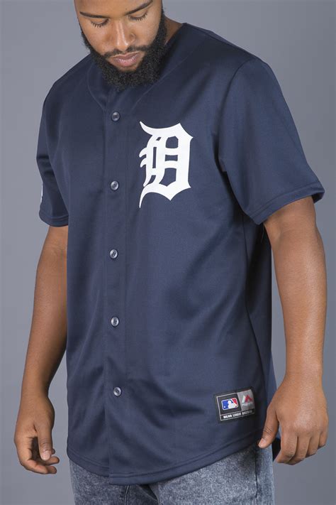 DETROIT TIGERS MLB REPLICA JERSEY - NAVY MENS | Stateside Sports