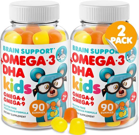 Dr Moritz Omega 3 Kids Gummies 180 Count Vegan Omega 3