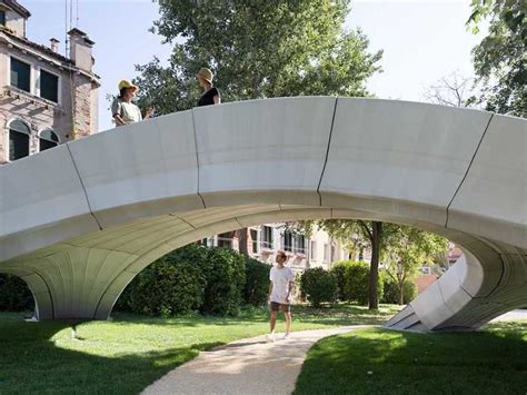 This Self Supporting 3d Printed Concrete Bridge Uses Less Material Core77