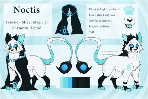 Reference Sheet Noctis 2018 By Clowderorigins On Deviantart