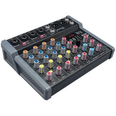 Citronic CMA 8 8 Channel Compact Mixer With Bluetooth DSP USB Record