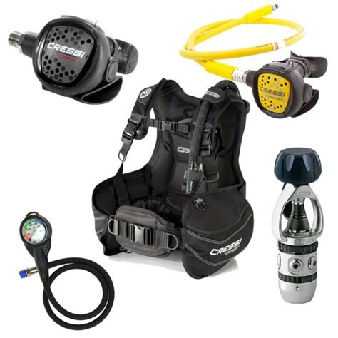 Cressi Start Scuba Set - BCD and Gauge/ Regulator Set - JettyDive