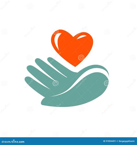 Charity Logo Template On Letter H Initial Unity Foundation Human Logo