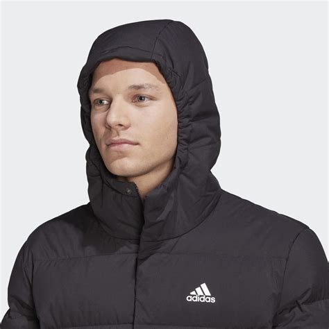 Kurtka adidas Helionic Hooded Down HG8751 męska czarna