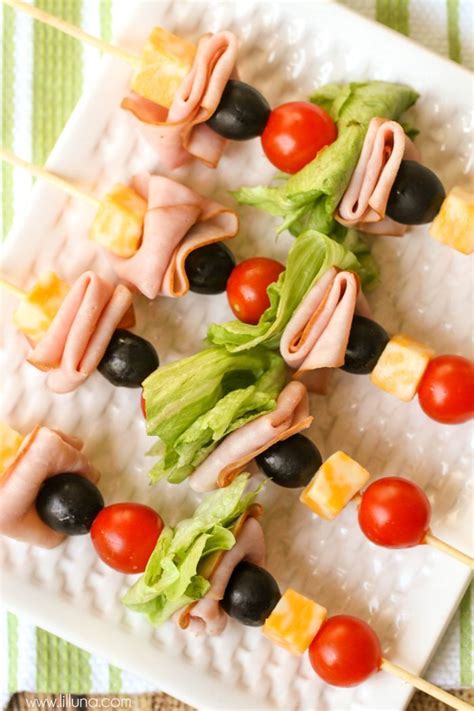 Lunch Kabobs EASY Fun Lunch Idea Lil Luna Recipe Picnic Food