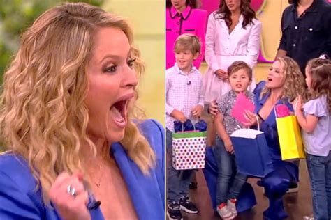 Sara Haines Kids And Husband Surprise Her On ‘the View For Birthday