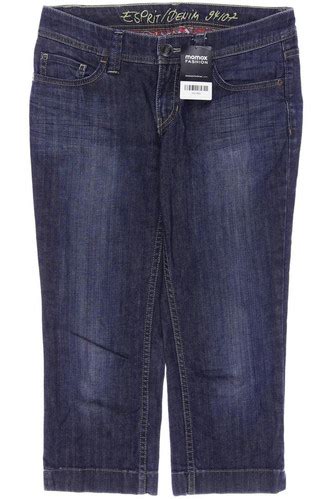 Esprit Jeans Damen Hose Denim Jeanshose Gr W Baumwolle Marineblau