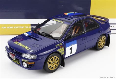 SUN STAR 05525 Scale 1 18 SUBARU IMPREZA 555 N 1 WINNER RALLY HONG