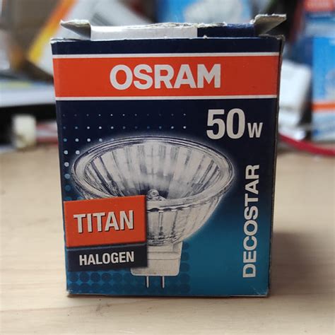 Jual Lampu Osram Titan Halogen 12V 50W 24D FL 24 Sorot Spot MR16