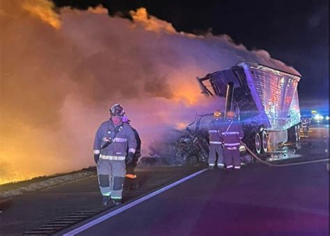 US Highway 54 reopens after fiery crash in Ford County