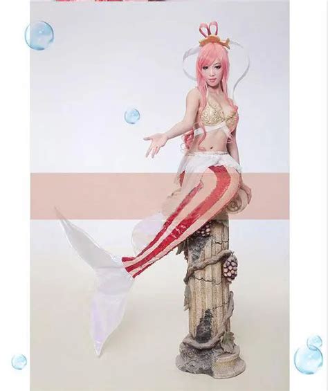 New Anime One Piece Mermaid Princess Shirahoshi Luffy Cosplay Costume Girls Women Size Sea Maid