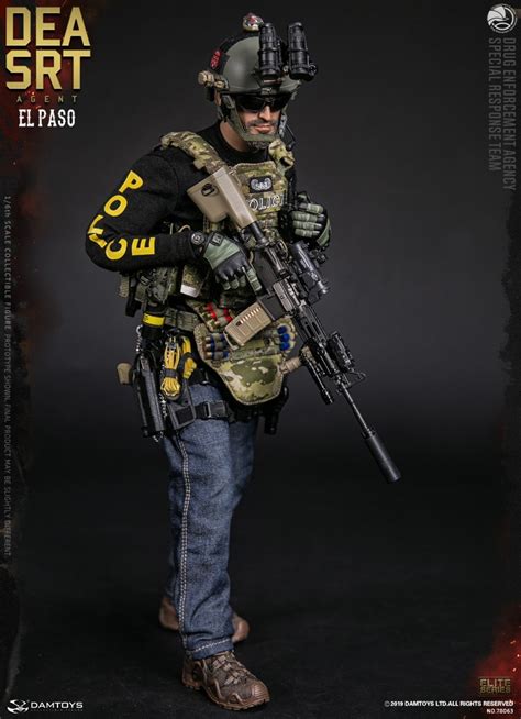 New Product Damtoys 16 Dea Srt Special Response Team Agent El