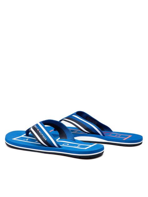 Tommy Hilfiger Flip Flop Strips Hilfiger Beach Sandal Fm Fm