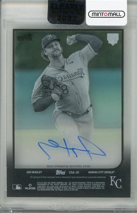 ミントモール MINT 浦和店 2022 Topps Clearly Authentic Kansas City Royals Jon