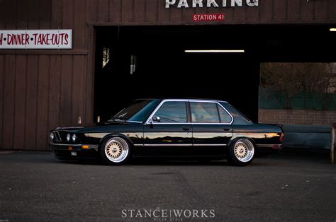 As Long As Its Black Riley Stairs 1986 Bmw E28 535i Stanceworks