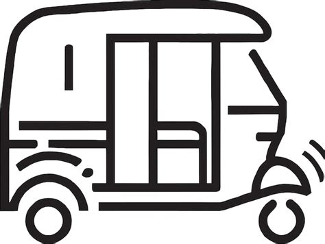 Premium Vector Tuk Tuk Traveler Vector Logo Design Icon For A