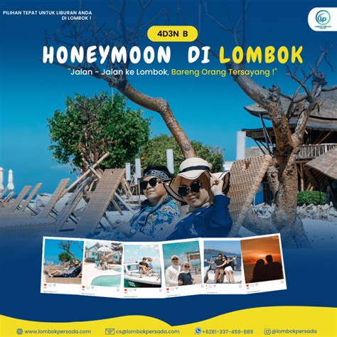 Paket Honeymoon Lombok Hari Malam Opsi B Lombok Persada