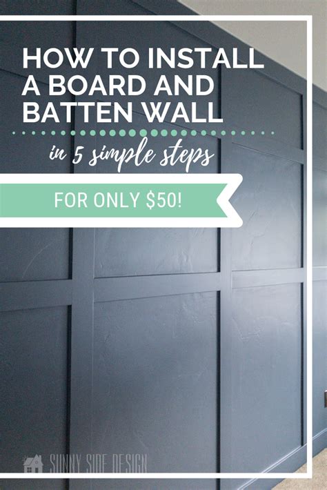 How To Install An Elevated Board And Batten Accent Wall Artofit