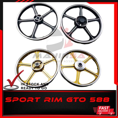 Sport Rim L Batang Mutakin Gbo Y Ss Gold Black Cast Wheel