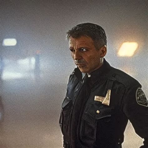 Film Still Blade Runner With Officer Deckard Played By Stable