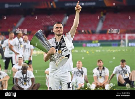 Seville Spain Th May Filip Kostic Eintracht Frankfurt With