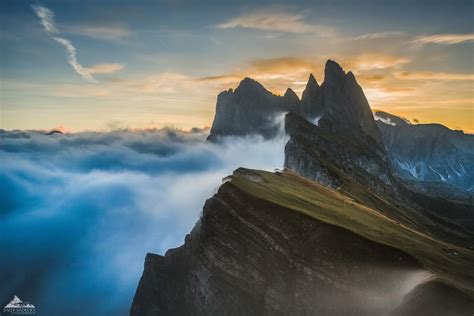 Mysterious Seceda - Sunrise in the Dolomites and the beautiful ...