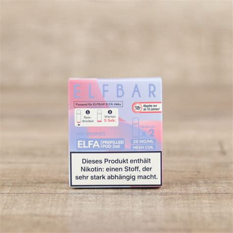 Elf Bar Elfa Pods Mix Berries Mg Ml Er Pack