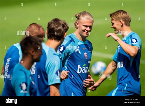 Oslo 20230615 Erling Braut Haaland And Martin Odegaard During A