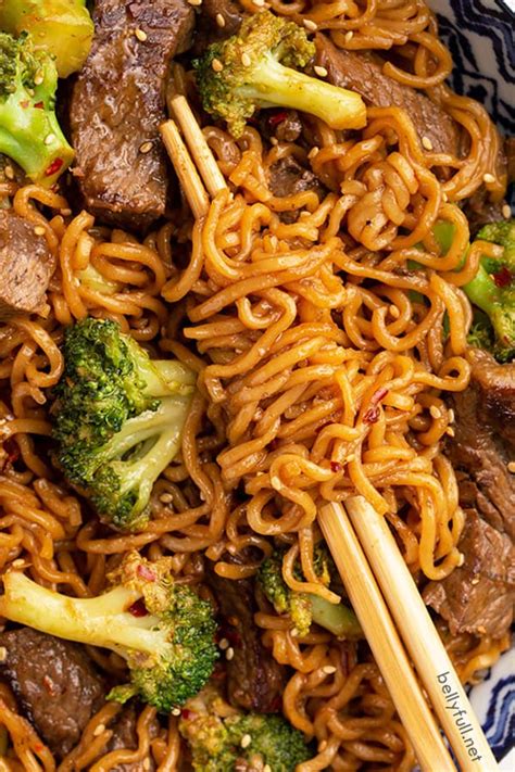 The Popular Chinese Restaurant Beef And Broccoli Stir Fry Gets A Delicious Twist With Ramen