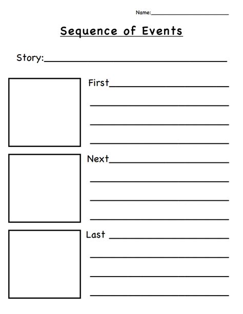 Free Printable Sequencing Worksheets 2nd Grade Free Printable