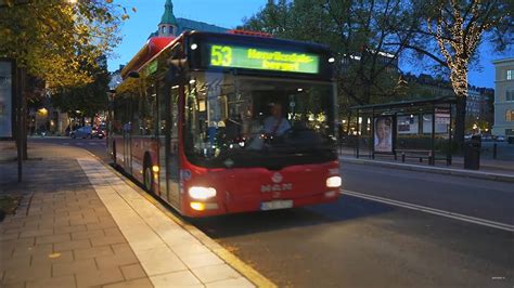 Sweden Stockholm Bus 53 Ride From Norra Bantorget To Slussen YouTube