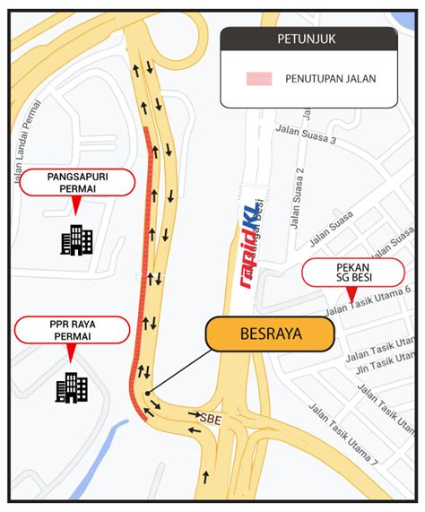 AKTIVITI KERJA KERJA GARISAN JALAN Penutupan Sementara Lorong Kiri