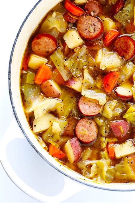 This Cabbage Sausage And Potato Soup Is Perfect For Chilly Nights