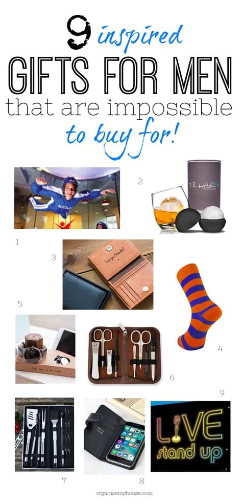 9 inspired gift ideas for men who are impossible to buy for