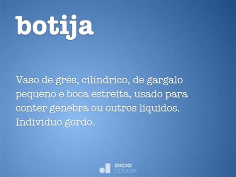 O Que Significa Botija