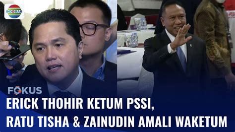 Erick Thohir Terpilih Jadi Ketua Umum Pssi Dengan Waketum Ratu Tisha