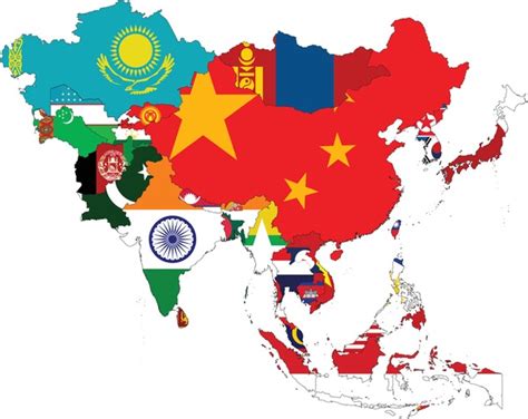 Asia Map Flag: Over 85,704 Royalty-Free Licensable Stock Vectors & Vector Art | Shutterstock