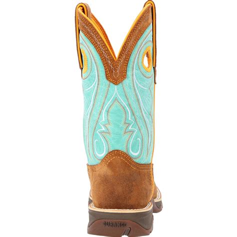 Lady Rebel™ By Durango® Womens Dusty Brown And Sky Blue Western Boot Ebay