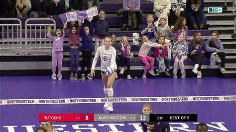 Northwestern Volleyball vs. Rutgers Highlights - YouTube