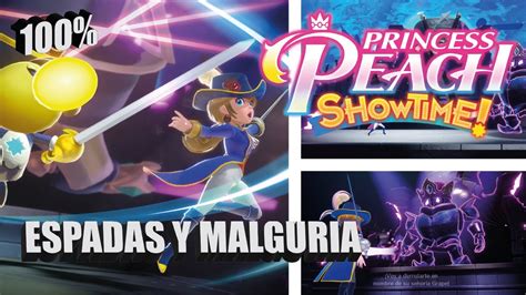 DUELO DE ESPADAS Y MALGURIA Princess Peach Showtime Regreso De La