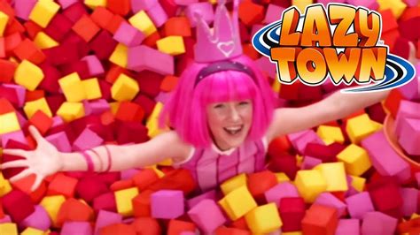 Fiesta Desordenada Lazy Town En Espa Ol Nuevo Clip Dibujos Animados