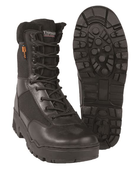 Miltec Leather Cordura Tactical Boots Sabotage Oddal