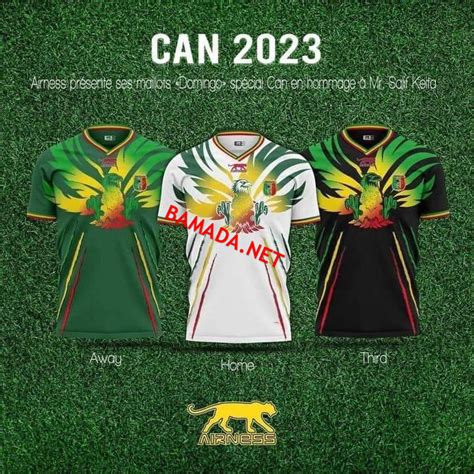 CAN Côte divoire 2023 Le nouveau maillot Domingo des Aigles du