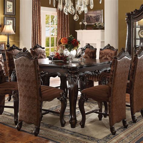 Acme Furniture Versailles Counter Height Dining Chairs Set Of 2 Dining Room Design