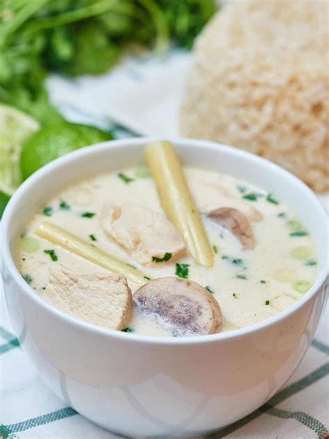 Tom Kha Gai Soup Coconut Chicken Soup Show Me The Yummy