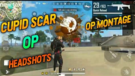 Op Headshot With Cupid Scar Best Killing Montage Sanchi Gaming