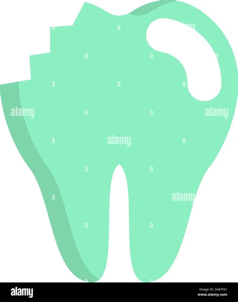 bad tooth illustration vector   white background stock vector