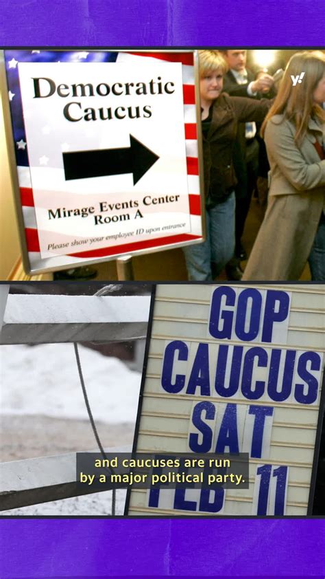 What's the difference between a caucus and a primary?