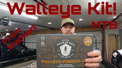 Mystery Tackle Box Walleye Fishing Kit Unboxing From Walmart Youtube